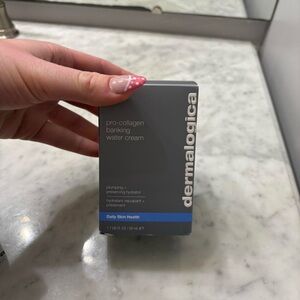 dermalogica Blue Box with White Text - Skincare Packaging